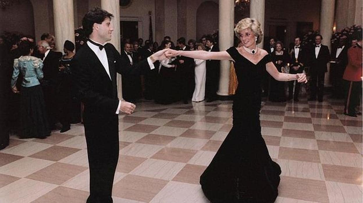 Diana de Gales y John Travolta