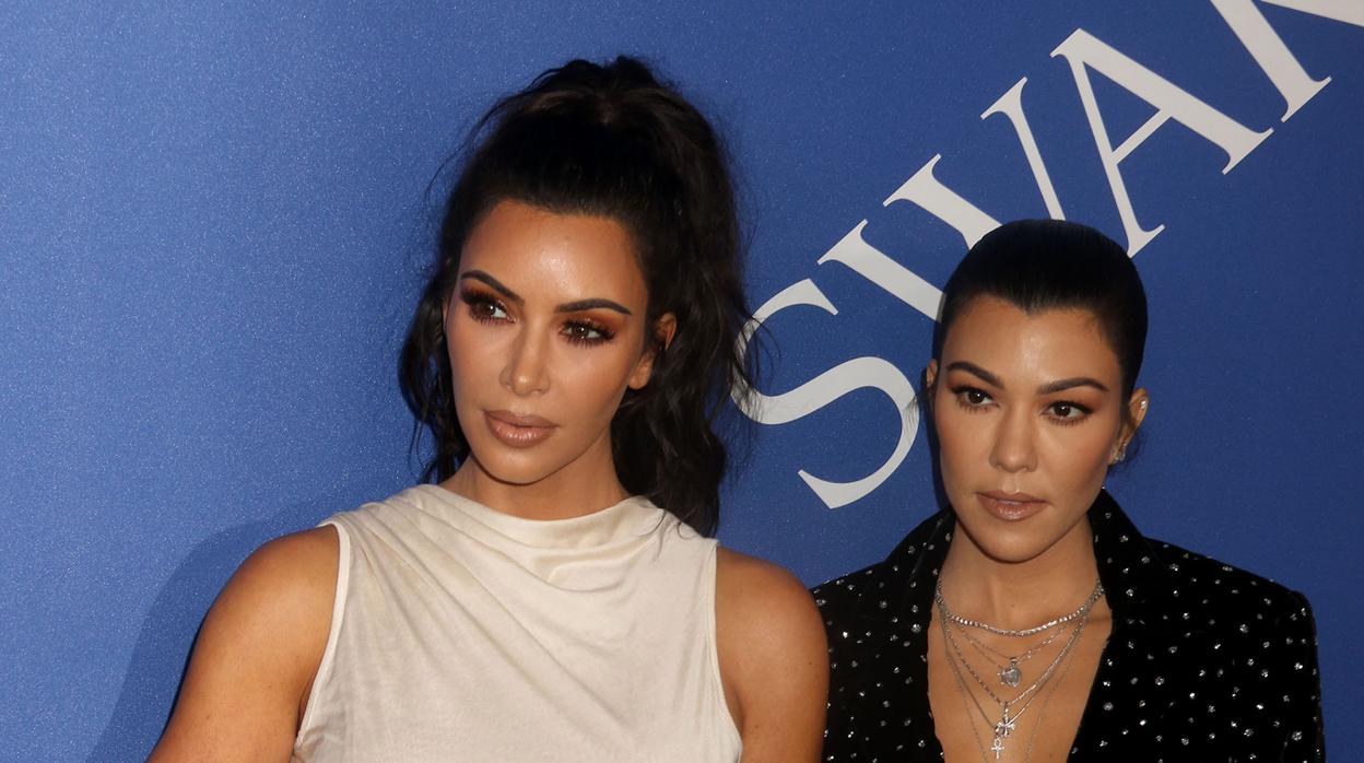 Kim y Kourtney Kardashian juntas en Nueva York