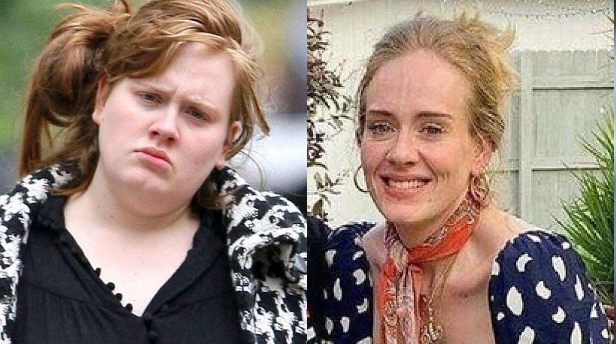 El antes y el después de Adele