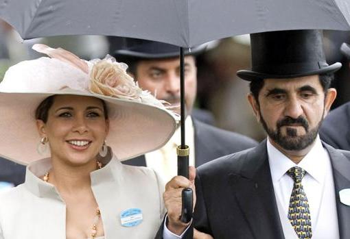 Haya de Jordania y Mohammed bin Rashid