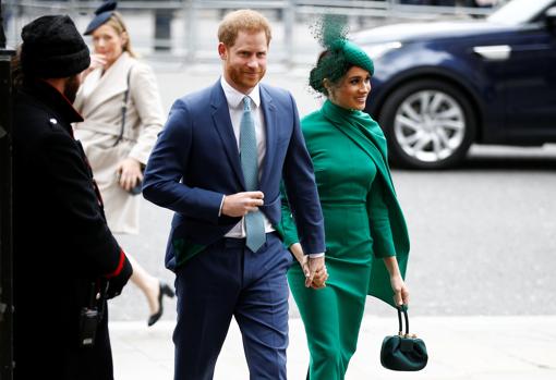 Meghan y Harry se despiden de la realeza junto a toda la familia en la Abadía de Westminster