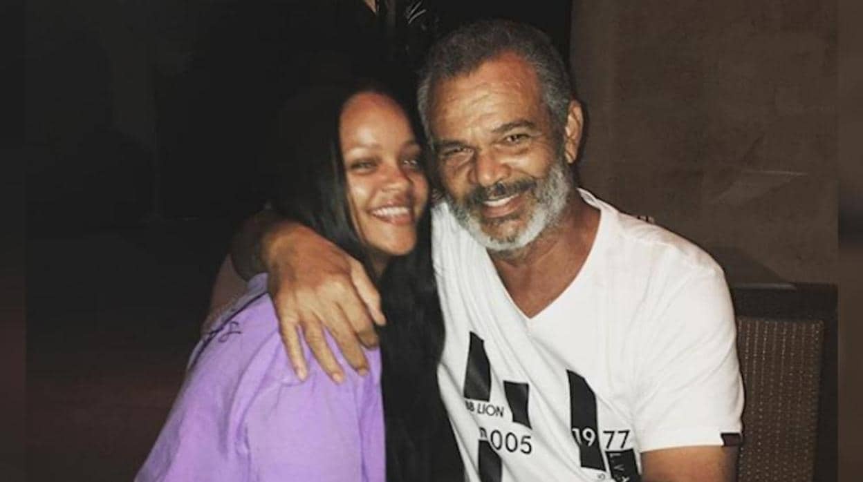 Rihanna y su padre, Ronald Fenty