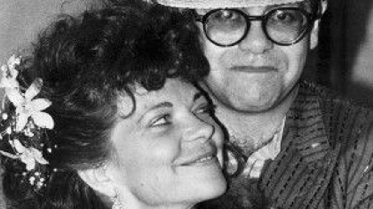 Renate Blauel y Elton John