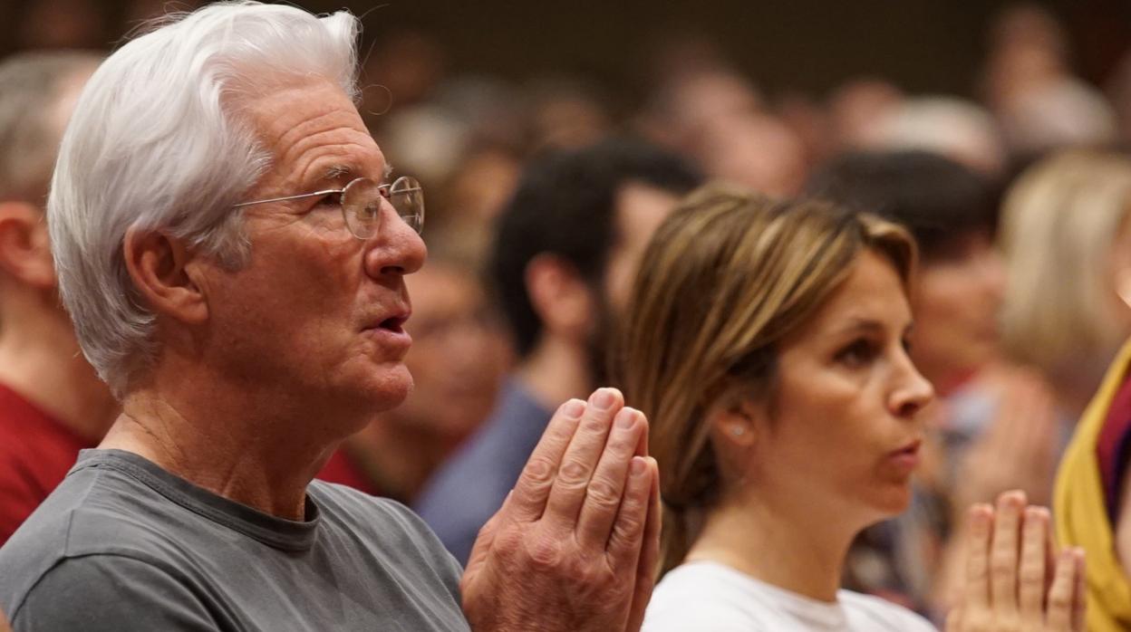 Richard Gere y Alejandra Silva en Madrid