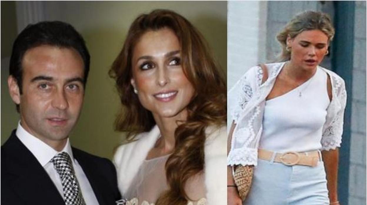 Enrique Ponce junto a Paloma Cuevas; abajo, Ana Soria