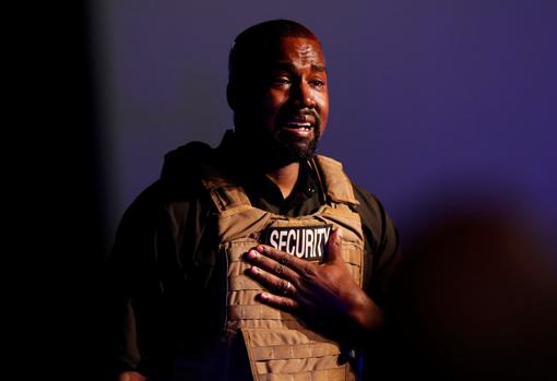 Las lágrimas de Kanye West durante un mitin en Carolina del Sur