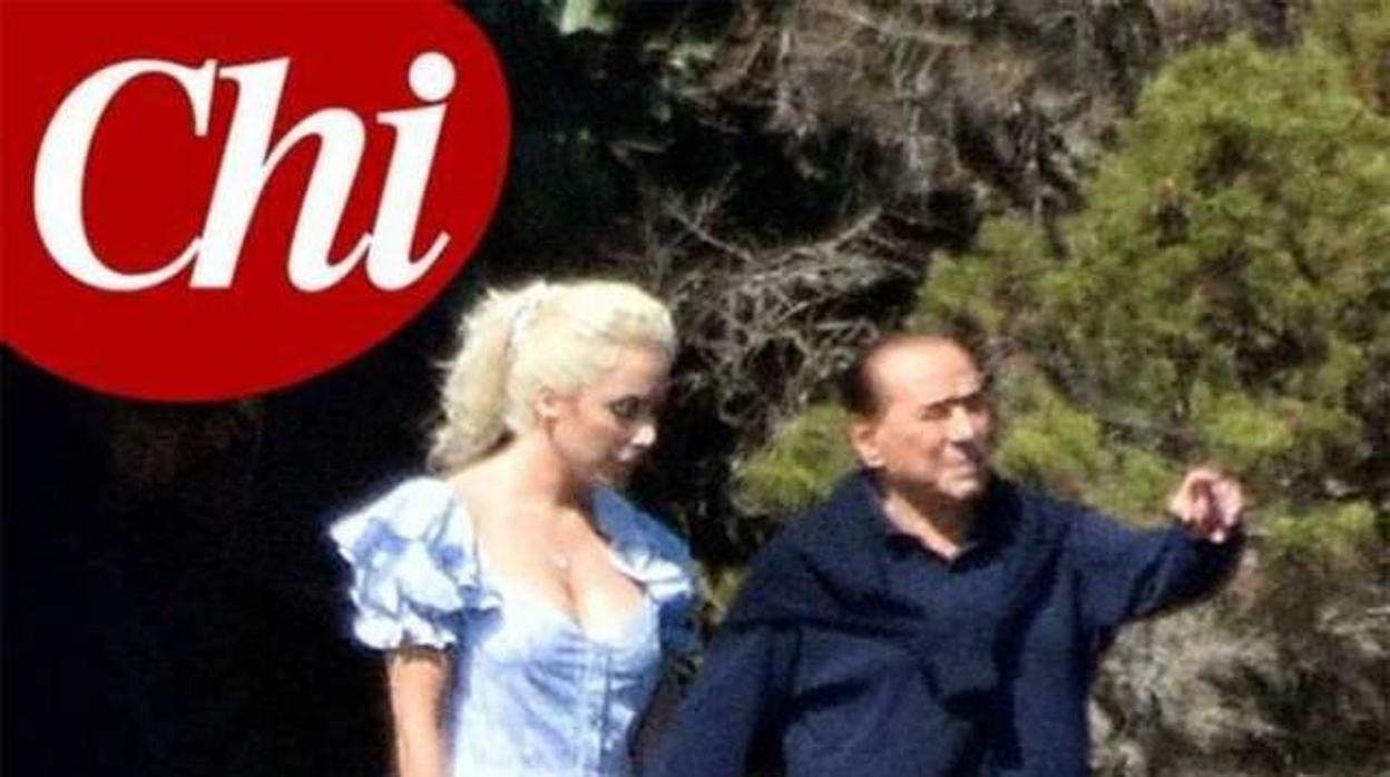 Berlusconi y Fascina, en la revista «Chi»