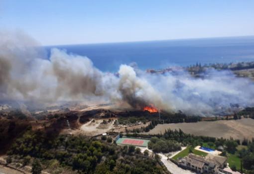 Devastador incendio en el club de Rosauro Varo, pareja de Amaia Salamanca