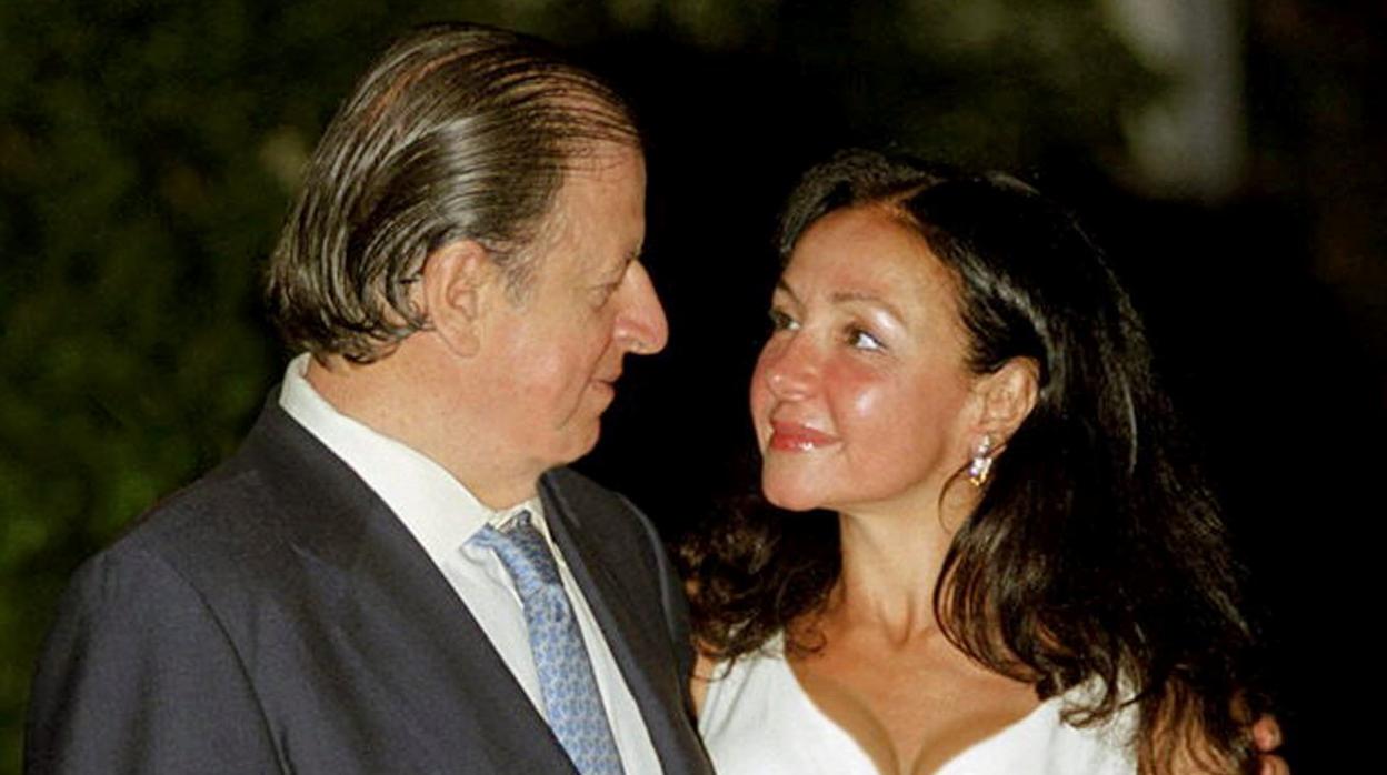 Enlace de Esther Koplowitz y Fernando Falcó, el 7 de junio de 2003