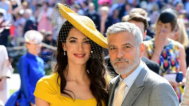 El secreto de George y Amal Clooney en la boda de los Sussex, al descubierto