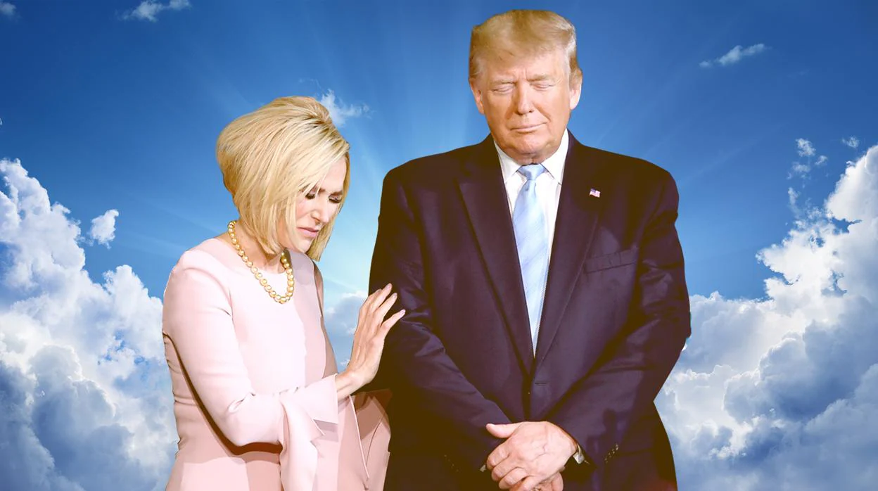 Paula White y Donald Trump