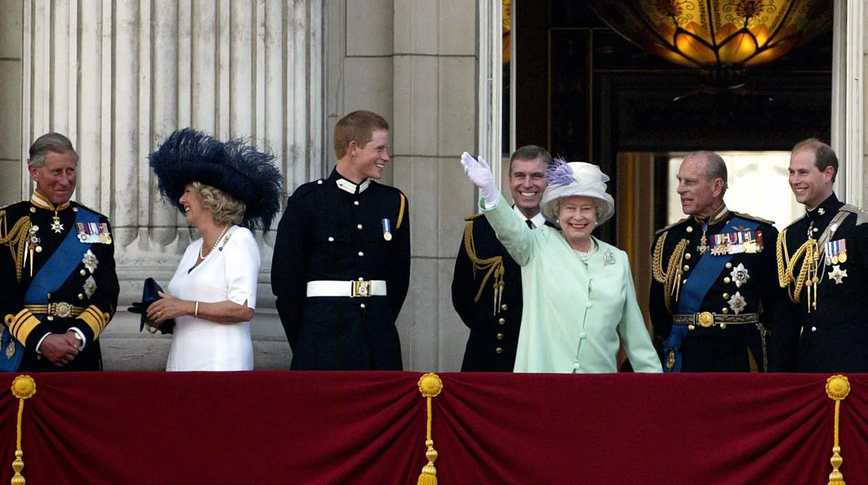 La Familia Real británica en 2005