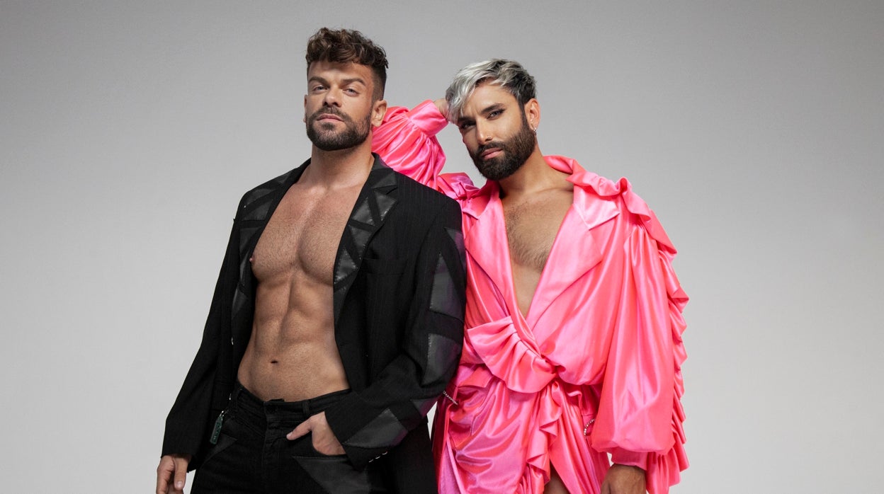 Ricky Merino y Conchita Wurst