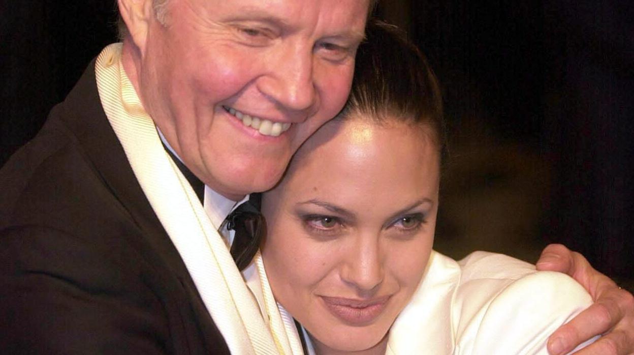 Jon Voight y su hija Angelina Jolie