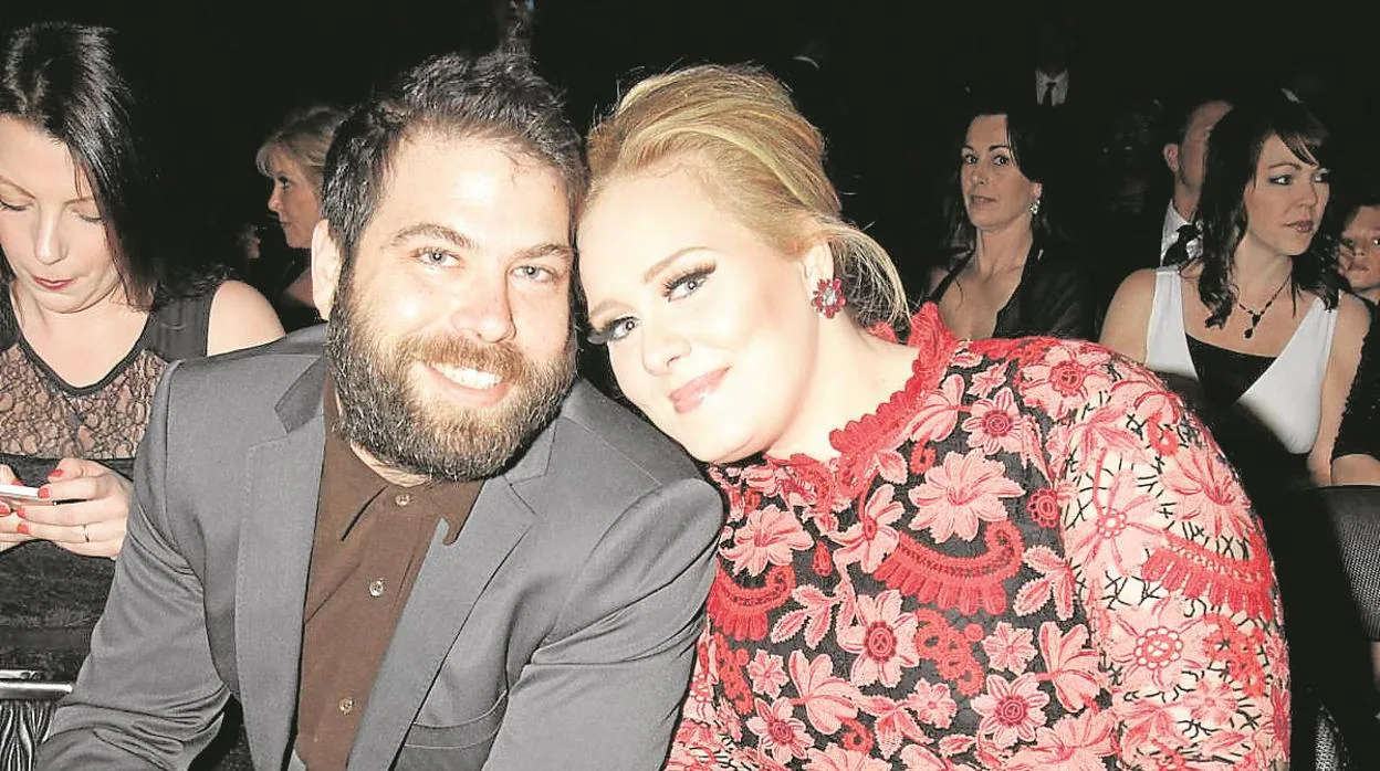 Adele junto a su exmarido