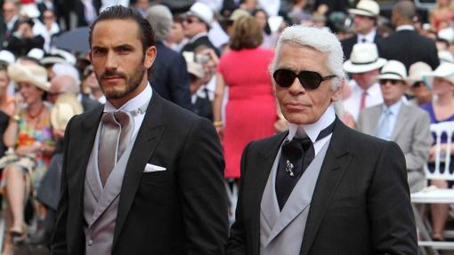 Sebastien Jondeau y Lagerfeld