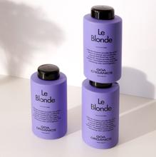 Champú LeBlonde (28,95€) de GOA Organics, una firma capilar honesta y respetuosa con el medio ambiente