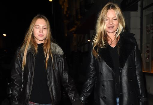 Lila Grace y Kate Moss