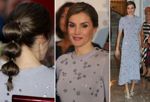 La Reina Letizia en 2017, cuando estrenó el vestido