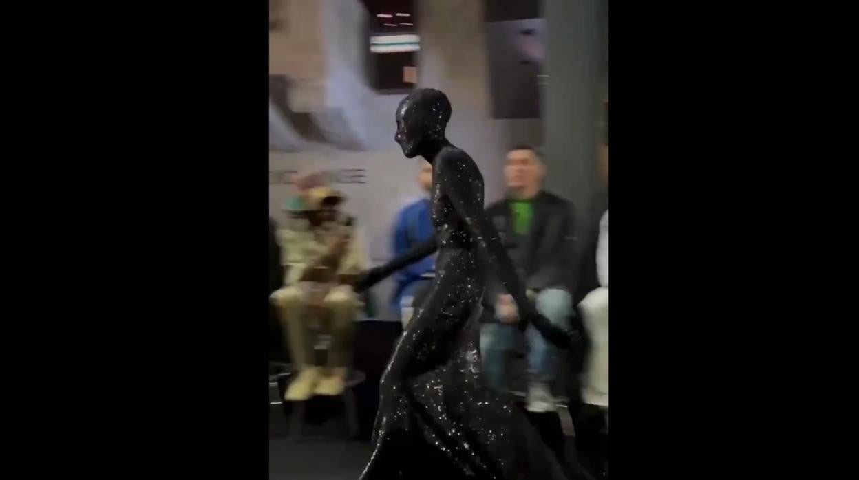 Un momento del desfile en Balenciaga en la Bolsa de Nueva York