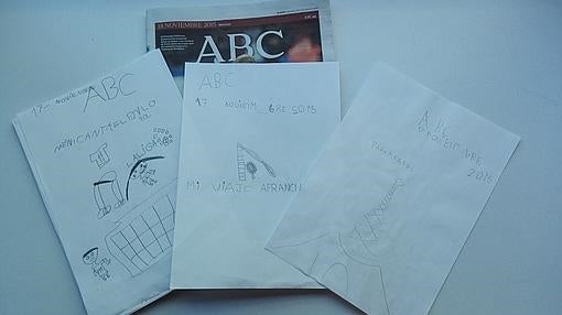 Portadas de ABC realizadas por los alumnos de 3º de Infantil del Colegio Bernadette (Aravaca)