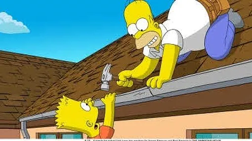 Los Simpson, un ejemplo de cultura televisiva.
