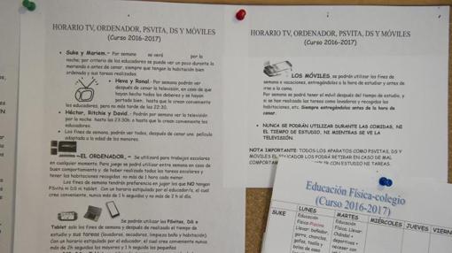 Los derechos y deberes de cada uno se explican y se cuelgan en un tablón de anuncios