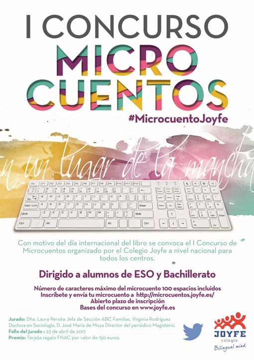 Primer «Concurso de Microcuentos» en Twitter para alumnos de ESO y Bachillerato