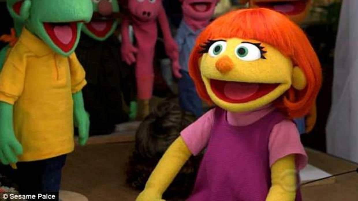 Julia, la «muppet» de Barrio Sésamo que tiene autismo