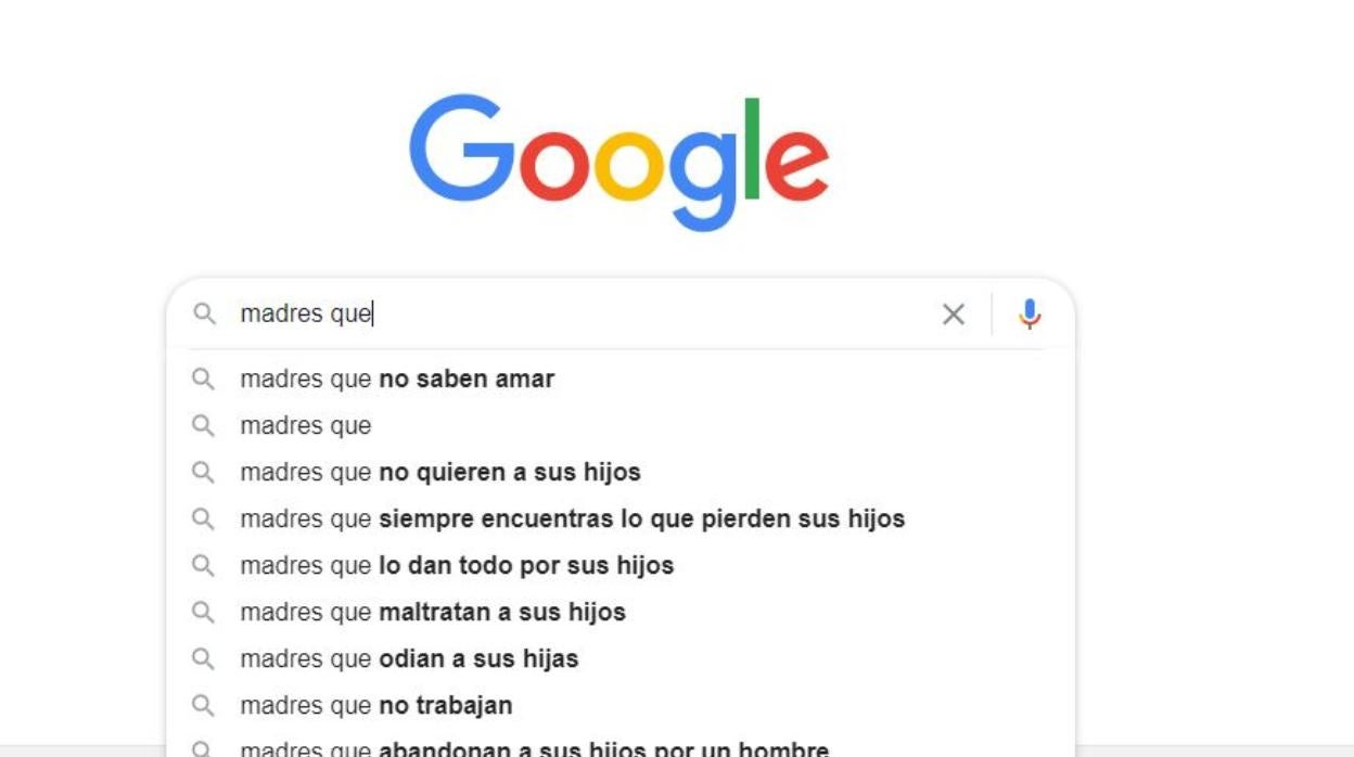 «Madres que...» una iniciativa para cambiar las predicciones negativas de Google y honrarlas