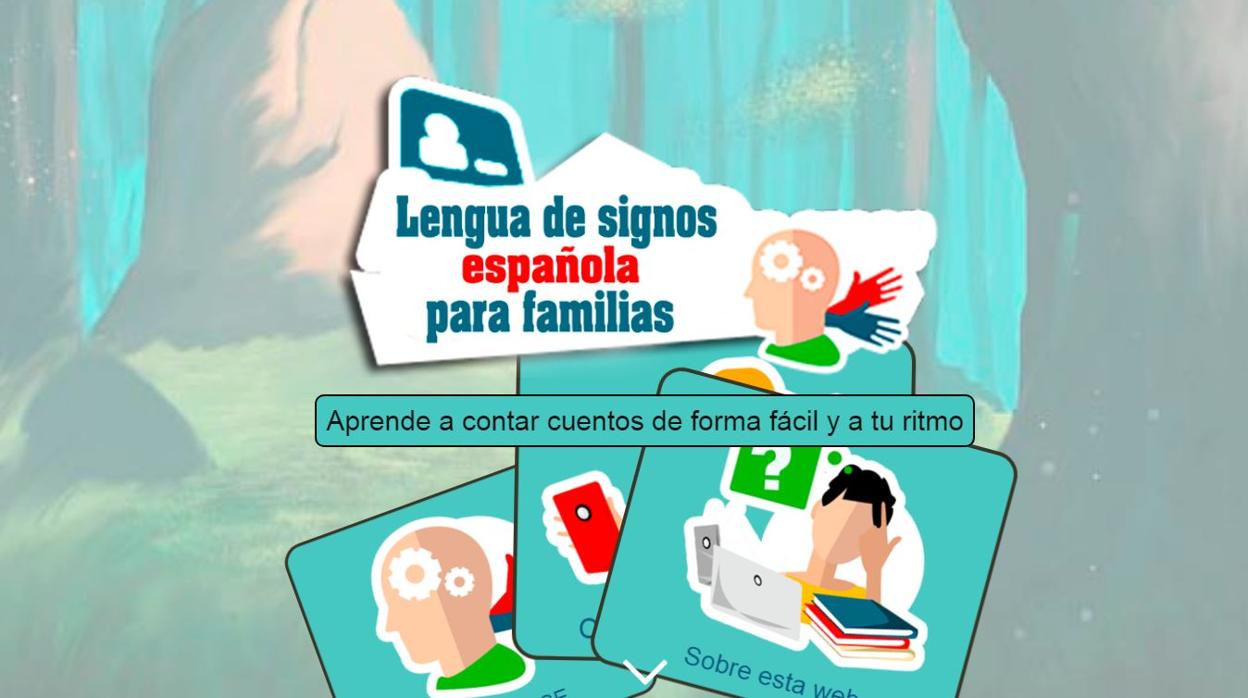 La web que enseña, entre otras cosas, a contar cuentos a los niños sordos