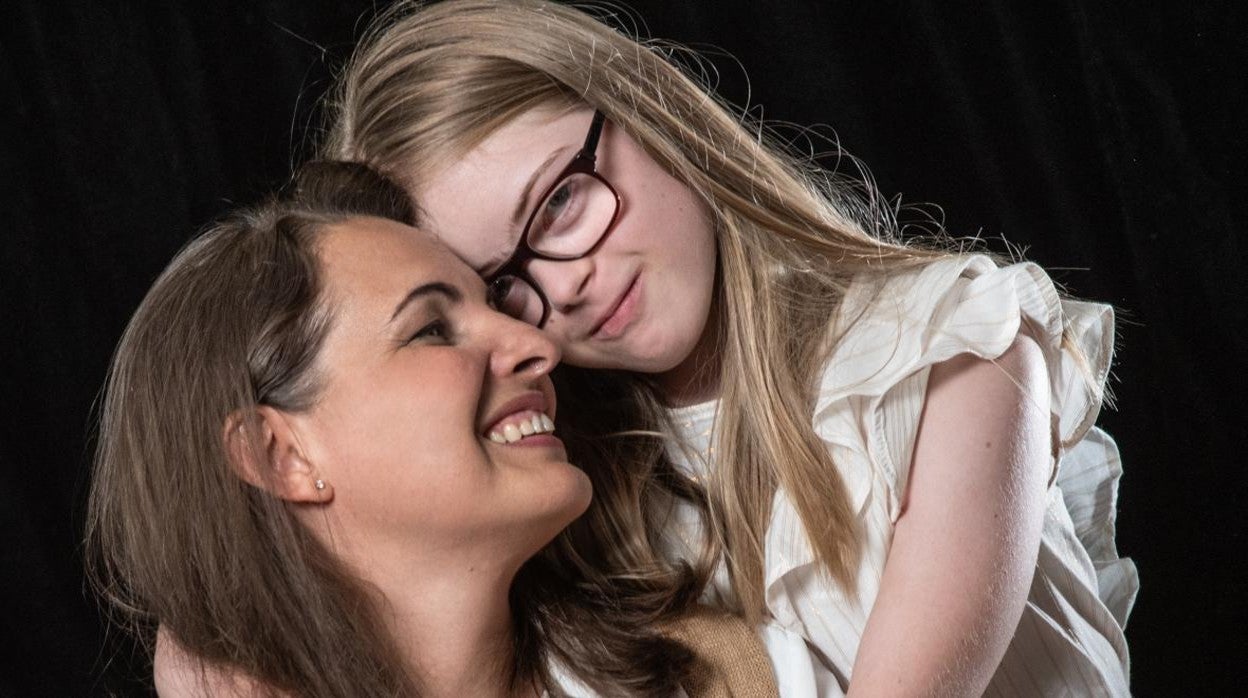 Pilar Giral con su hija Sofía