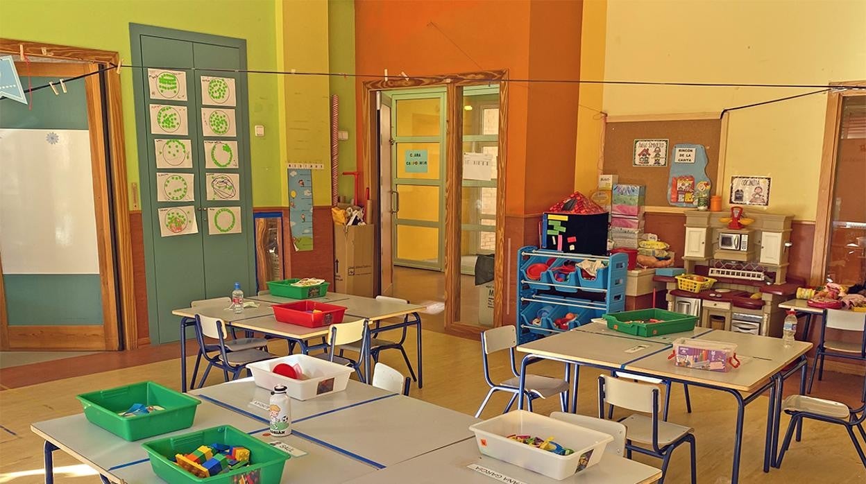 Imagen de una de las aulas de Infantil del Colegio Clara Campoamor