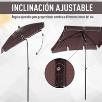 Imagen - Sombrilla rectangular grande Outsunny