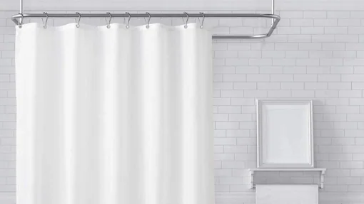 Cortina de ducha antimoho, cortina de ducha EVA, sin olor, sin BPA,  resistente al agua y antibacteriana Vhermosa BST3055539