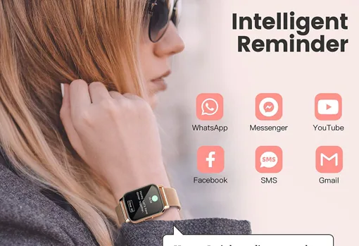 Reloj Inteligentes 1.69' Smartwacth Mujer Con Alexa Llamadas