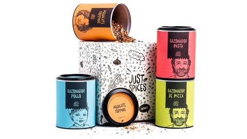 Caja con 4 mezclas de especias