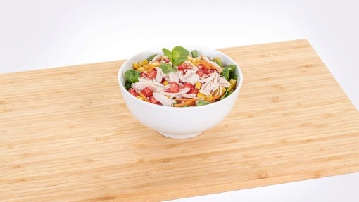 Ensalada con pechuga de pollo