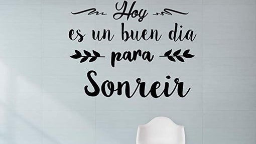 Vinilo autoadhesivo frase pared