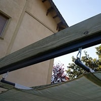 Imagen - Una pérgola sencilla de madera tratada
