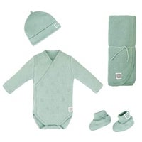 Imagen - Minutus - Conjunto de body, arrullo, gorro y patucos