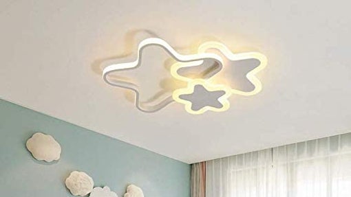 Lámpara de techo con forma de estrellas