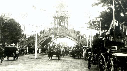 La Pasarela, fue un símbolo de la Feria del Prado