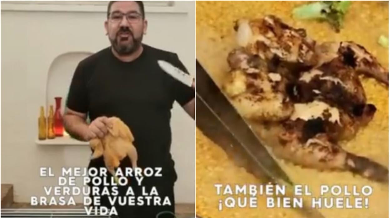 La receta de Dani García que arrasa en Instagram: así se hace su arroz con pollo y verduras a la brasa