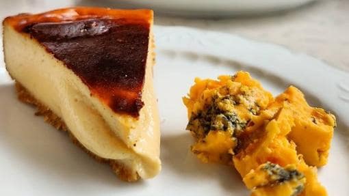 Tarta de queso 'Shropshire blue' de Jon Cake
