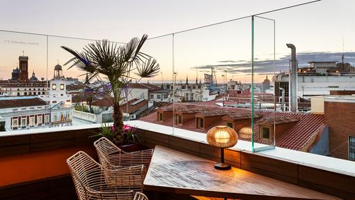 Terraza Doña Luz, en plena calle de Montera de Madrid