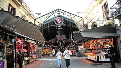 Mercado de La Boquería en Barcelona