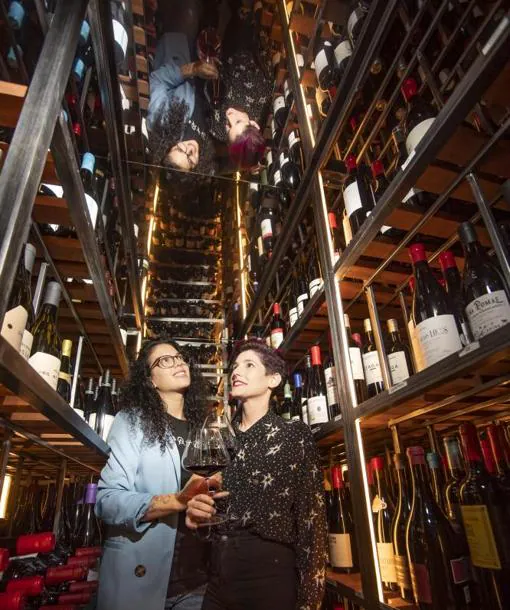 Paula Menéndez y Virginia García, responsables del proyecto In Wine Veritas