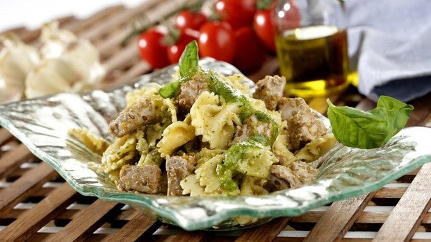 Elabora este sabroso plato de bonito con farfalle