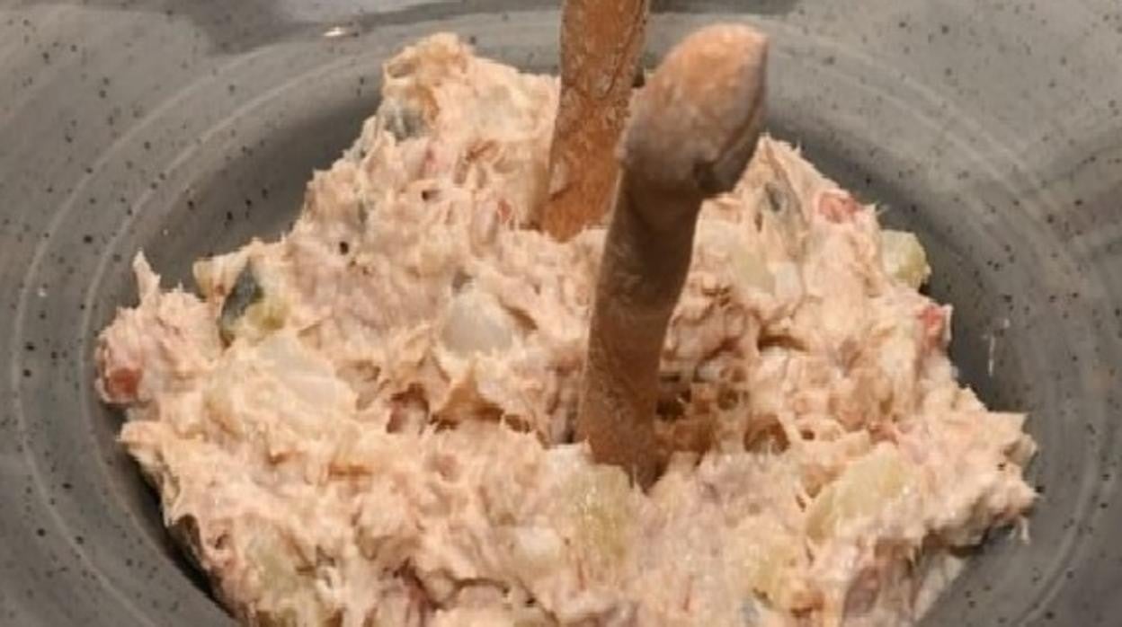 Plato de 'Ensaladilla Kiev' en Mesón Martín